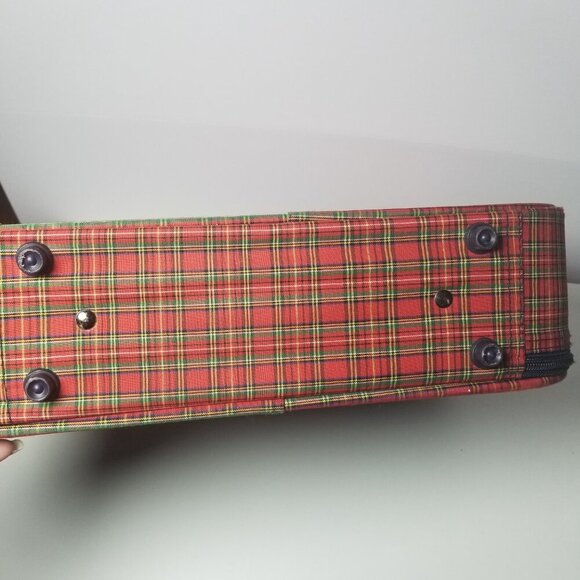 Schneiders Vtg Children's ABC/Bears Plaid Suitcase - Picture 4 of 13